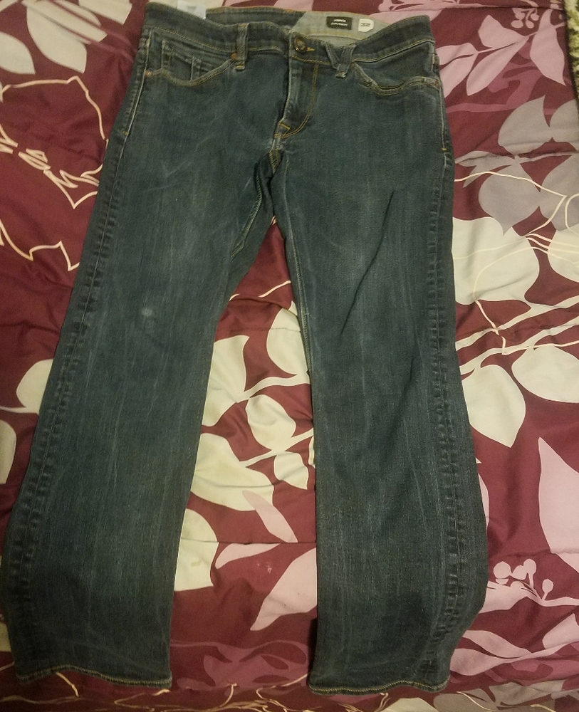 Volcom Vorta Slim Straight, 32 Waist Jeans